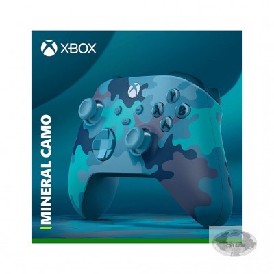 Tay Cầm Xbox One X / Xbox Seri X Chính Hãng Xanh MINERAL CAMO