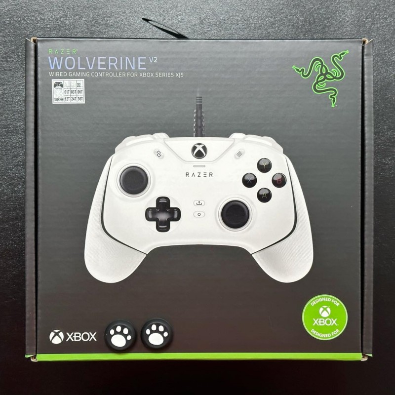 Tay Cầm Chơi Game RAZER WOLVERINE V2 Chính Hãng Trắng WHITE